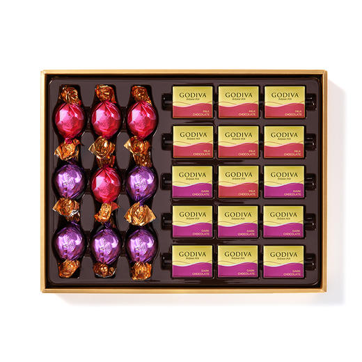 歌帝梵 巧克力精选礼盒24颗装 185g（腰封款） 商品图3