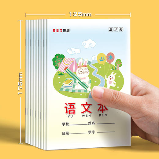 【20本装】作业本小学生专用汉语田字格本田字本拼音本幼儿园生字本一二 商品图3
