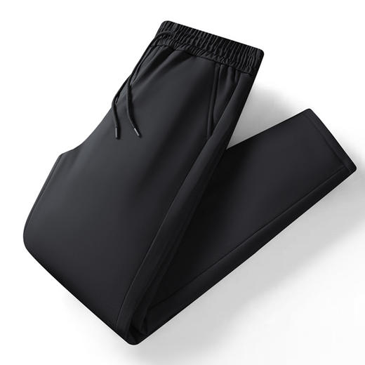 【鸭绒裤】罗蒙男士冬季羽绒裤保暖白鸭绒松紧裤腰不起球抗皱舒适直筒长裤 商品图6