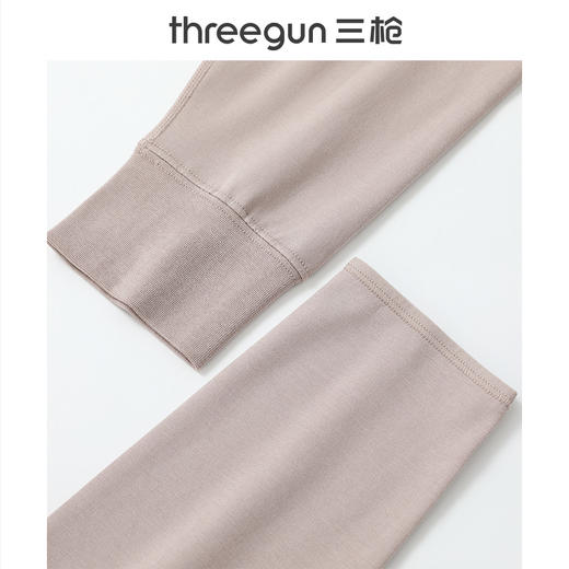 Threegun三枪 高支新疆长绒棉圆领女士内衣套-T20076D02 商品图8