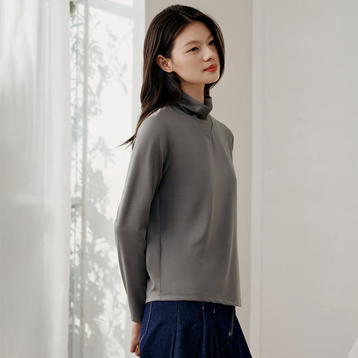 弹弹蚕丝肌肤衣】金三塔桑蚕丝莫代尔打底衫弹力亲肤保暖内衣女  NZFFD721 商品图1