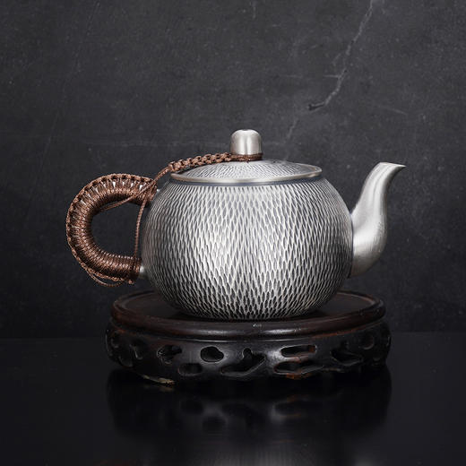 子佩集S999银【年年有余】摆件小茶壶公道杯茶杯茶托茶漏【YH6500017-10】2508 商品图3