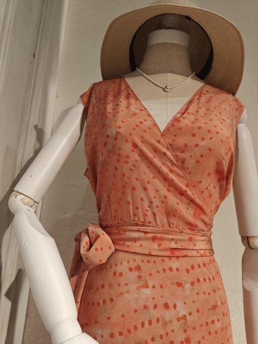 【门店同款】ENJOY夏季日落之橘飘逸长裙 163301781 商品图1