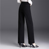 QYM 2582-Y窄版直筒阔腿裤高腰休闲裤 商品缩略图2