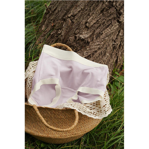 【3条装】 40支撞色莫代尔内裤 舒适裸感 亲肤细腻 桑蚕丝+聚乳酸抑菌里裆 呵护健康 商品图6