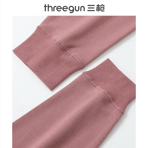 Threegun三枪 芯柔棉半高领女士内衣套-T20047D02 商品图5