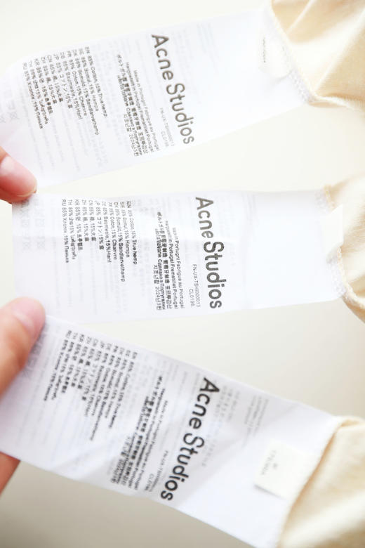 做旧字母长tee，正肩宽松上衣。胸口印花复古气质圆领长袖C082058 商品图10