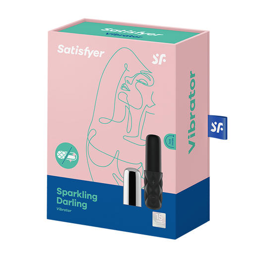 Satisfyer Sparkling Darling 布林震动器  女用震动按摩器 情趣玩具 情趣用品 商品图5