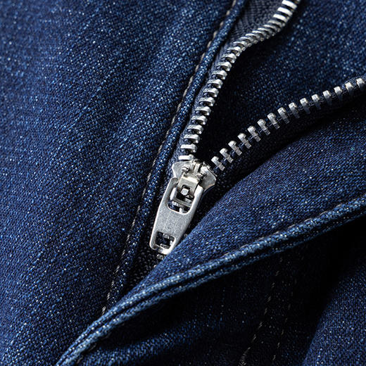 罗蒙男士秋冬加绒牛仔裤抗皱不起球微弹舒适柔软日常百搭休闲直筒牛仔长裤 商品图8