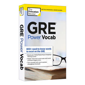正版 GRE考试词汇 GRE Power Vocab 英文原版 英文词汇 普林斯顿 Princeton 英语单词书籍 英文版进口书