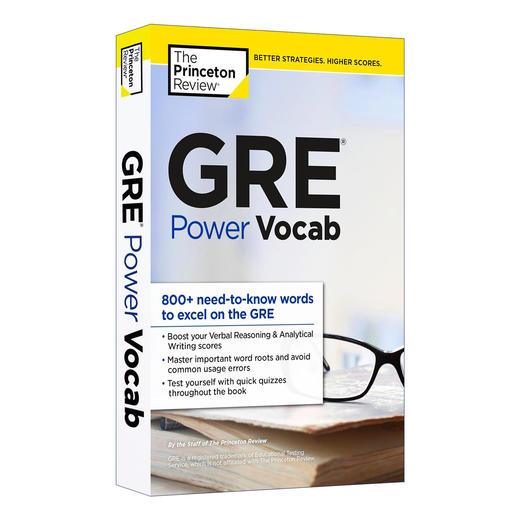正版 GRE考试词汇 GRE Power Vocab 英文原版 英文词汇 普林斯顿 Princeton 英语单词书籍 英文版进口书 商品图0