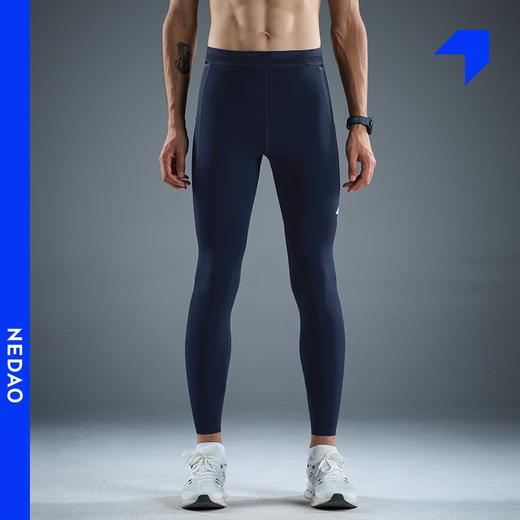 25年新品内道聚能舱收纳带口袋紧男款跑步训练马拉松运动弹力长裤 商品图2