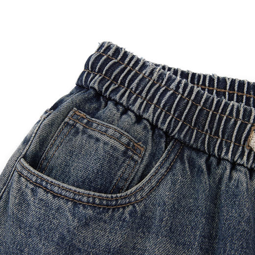 【新品上新】HX 秋季水洗直筒牛仔长裤C201530001101 商品图3