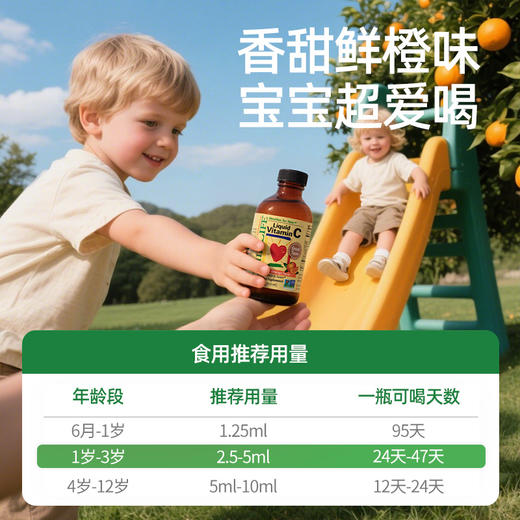 【品牌直供】童年时光ChildLife 维C营养液 118ml/瓶★ 商品图2