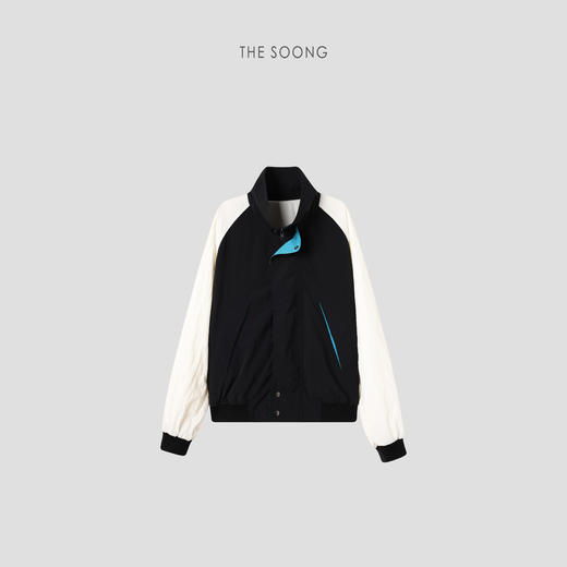THESOONG|"新浪潮主义"经典重酵洗防泼水撞色翻领夹克外套HBFY7348 商品图7