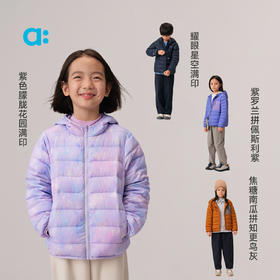 幼岚【聪明叠层】红嘴雁连帽轻羽绒服A类25秋新款男女童