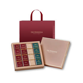 香港半岛 The Peninsula 经典巧克力片礼盒 16片装 80g 香港零食送礼