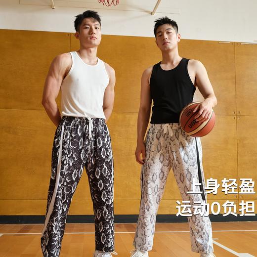 录士LUSHISI行动主题速干吸湿排汗紧身背心篮球健身运动t恤打底男 商品图4