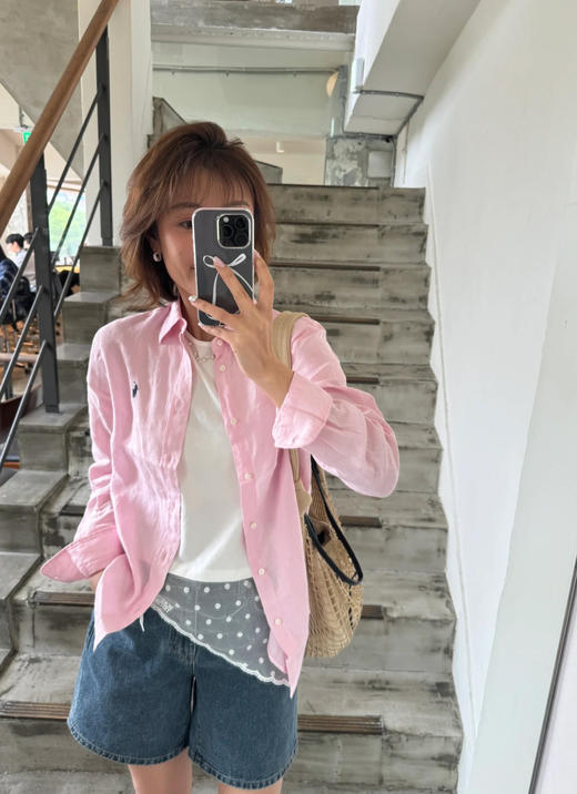 拉夫劳伦 小马标 亚麻衬衫 四色合集（MT） 商品图3