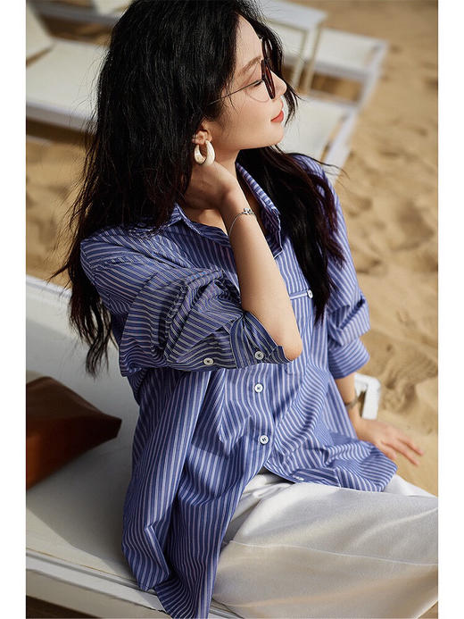 FXA 5533 条纹休闲衬衫 商品图4