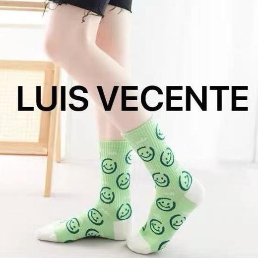 清仓捡漏🔥西班牙LUIS VECENTE小清新爱心笑脸袜（6双装） 商品图2