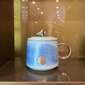 G366星巴克渐变鱼尾马克杯