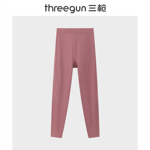 Threegun三枪 舒柔轻薄弹力棉女士打底裤-T60052B01 商品图0