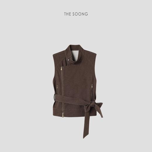 THESOONG"共生美学"双色花纱套色水洗侘寂感休闲套装WMJ7668-A/B 商品图3