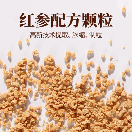 君芝補红参颗粒独立包装便携即食滋补养生5g*10条/盒 商品图1