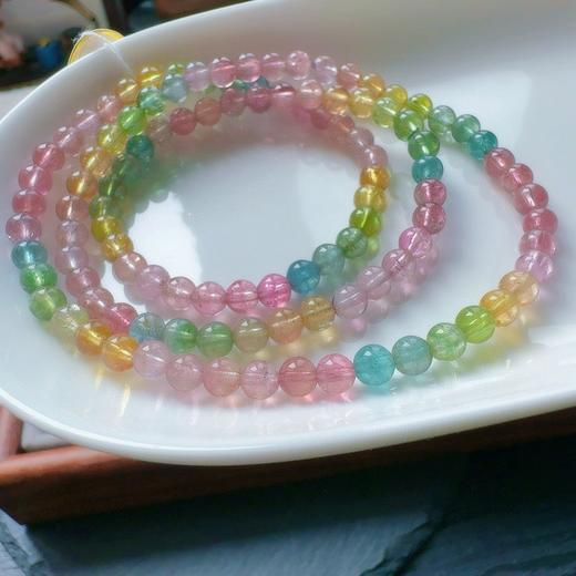 5mm多圈人鱼碧玺手串 商品图4