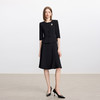 IWY/黑色职业西装套裙女初秋七分袖正式场合商务正装工作服CS2339 商品缩略图0
