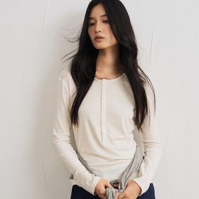 47.5%莱赛尔 4.4%羊毛  醋纤半扣羊毛针织衫  A-5169