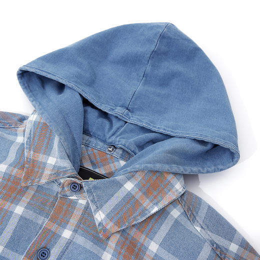 【新品上新】HX 春秋季水洗牛仔衬衫式茄克衫外套C105530014101 商品图7