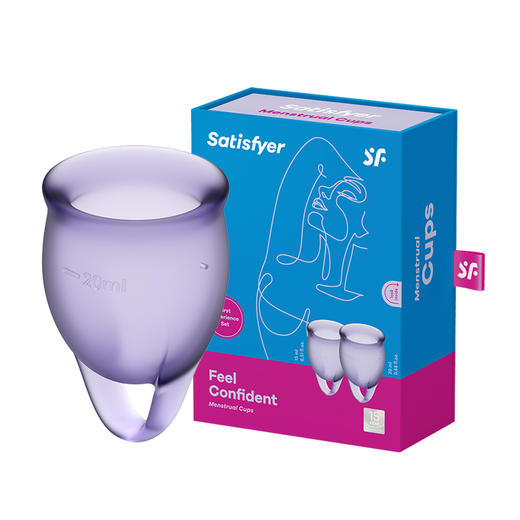 Satisfyer Feel Confident Menstrual Cup (lila) 自信月经杯 紫色 商品图0