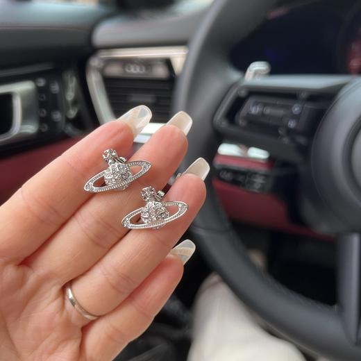 G351薇薇安西太后土星 耳钉 商品图2