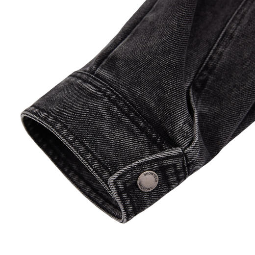 【新品上新】HX 秋季水洗牛仔翻领长袖衬衫S103533138101 商品图8