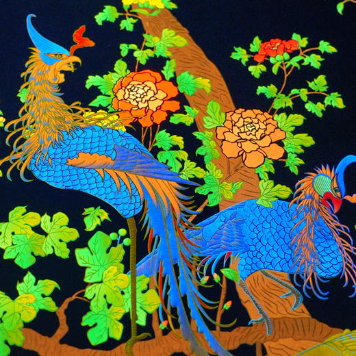 【西安印钞】百鸟朝凤荧光画纪念钞艺券炮筒 商品图8