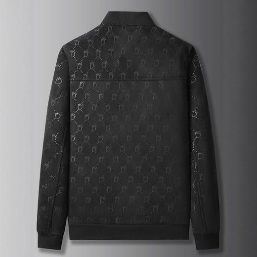 【DWD】大依优型大码夹克外套男士印花时尚潮流帅气夹克大码棒球服秋季新款肥佬宽松休闲立领 商品图2