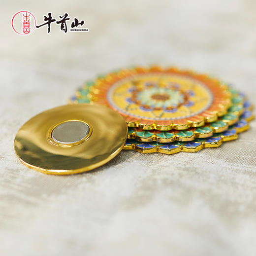 牛首山文创藻井香插线香套装可分层磁吸冰箱贴精美礼盒南京创意伴手礼 商品图2