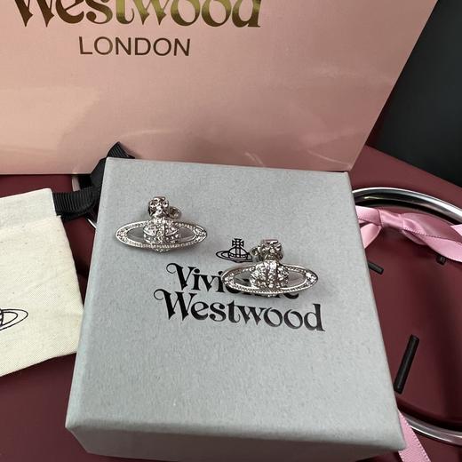 G351薇薇安西太后土星 耳钉 商品图3