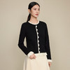 「自」全新升级【铂金会员349/天猫469/差价120】(05533)洛诗琳假两件小香风羊毛衫2025秋季荷叶边拼接圆领针织外套 商品缩略图4