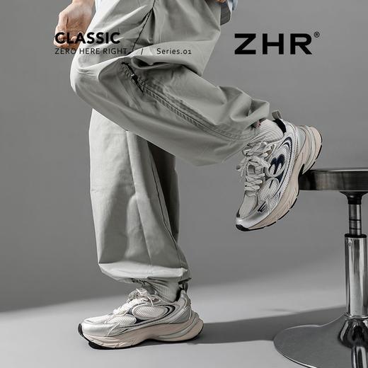 ZHR【情侣同款】厚底增高老爹鞋2025秋季新款男女金属风休闲鞋 商品图9