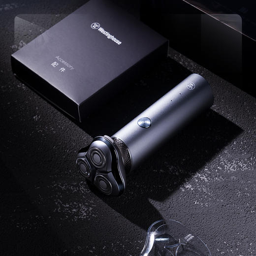 【三头剃须刀 适合胡须密】西屋R308剃须刀🪒男士便携式旅行迷你全身水洗剃须刀✅合金机身✅3D浮动三刀头，360度浮动贴面剃须 ✅干湿两用，全身水洗👉清理无忧 商品图8