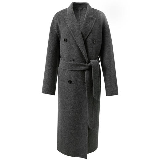 【绵羊毛】三彩2025冬季新款双面呢大衣长款毛呢外套双排扣S 商品图4