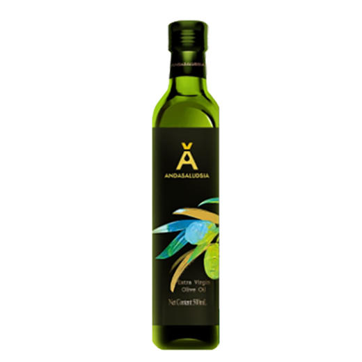 中粮安达露西营养搭档  特级初榨橄榄油&亚麻籽油 做饭香 更营养  500ml*2 商品图3