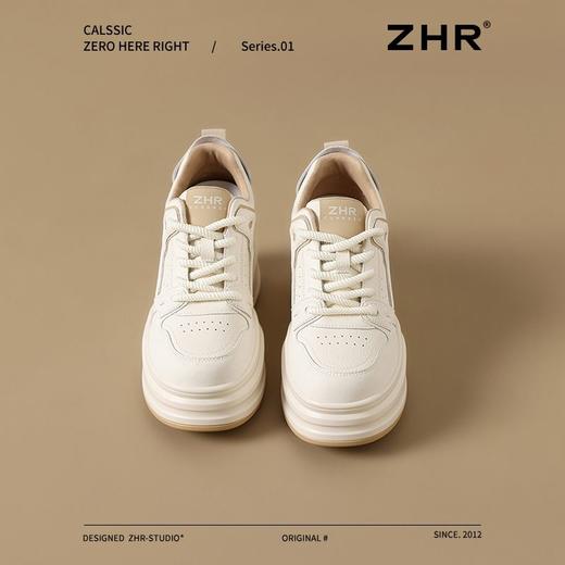 ZHR则则【增高8cm】厚底高帮休闲鞋女2025春季新款透气轻便运动鞋 商品图8