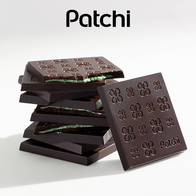 「节日专享」Patchi迪拜芭驰黑巧克力薄片/盒