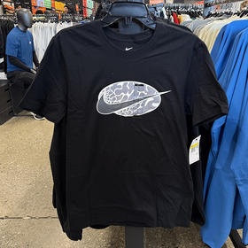 NIKE/耐克 男士夏季印花LOGO透气运动休闲圆领短袖T恤