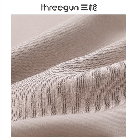 Threegun三枪 高支新疆长绒棉圆领女士内衣套-T20076D02 商品图9