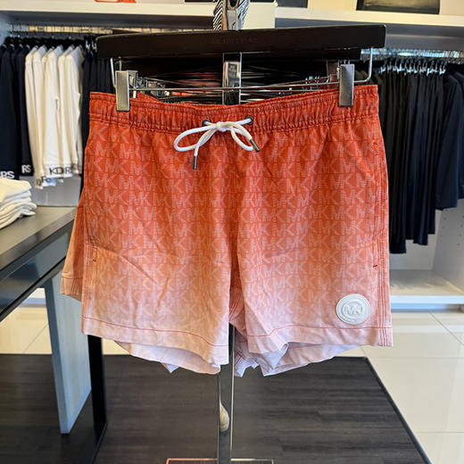 Michael Kors/MK 25春夏新款男士休闲度假渐变Logo抽绳泳裤沙滩裤 商品图1